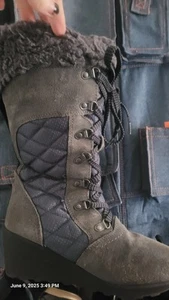 Boots BEARPAW Isabella Women's Winter Boots Charcoal US Size 7 - Picture 1 of 5