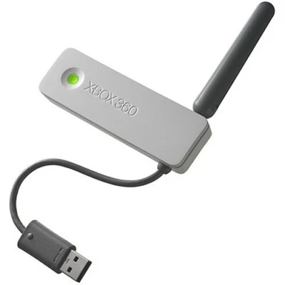 Official OEM Microsoft XBOX 360 Wireless Networking Network Adapter White - Image 1 of 3