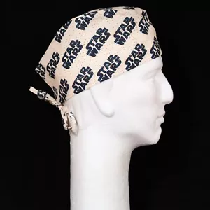 Star Wars Colorful Logo and Dots Theme Scrub Hat - Picture 1 of 1