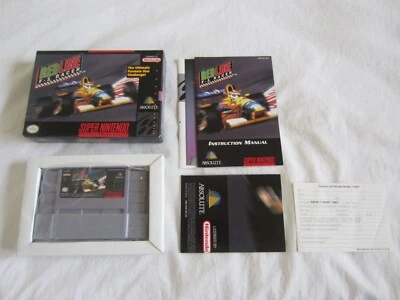 Redline F-1 Racer (SNES) Super Nintendo CIB 100% Complete 1993 Absolute RARE - Image 1 of 4