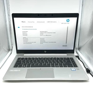 HP Elitebook 840 G5 14" FHD Laptop | Core i5-8250U 1.60GHz | 8GB RAM | No SSD - Picture 1 of 7