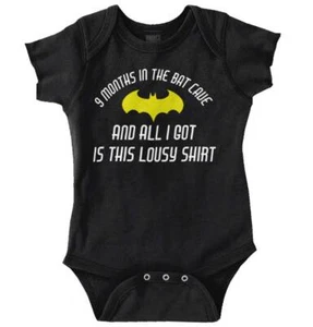 Funny Cute Unisex Shower Gift Superhero Newborn Baby Boy Girl Infant Romper - Picture 1 of 10