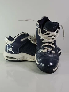 AIR JORDAN "New School" Obsidian & White High Top - Size 11.5 - Picture 1 of 12