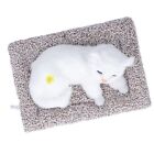 Cat Ornament Noise Making Plush Cat Exquisite Workmanship Battery Operated For