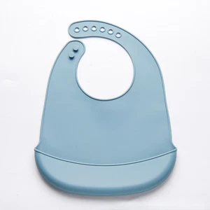 Silicone Baby Bibs BPA Free Waterproof Soft Adjustable Bib Easily Clean,Hot sale - Picture 1 of 12