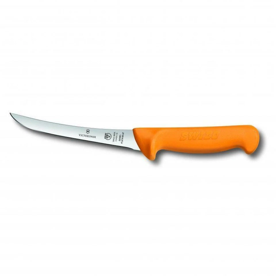 Cuchillo deshuesador semi flexible Victorinox Swibo 16 cm | Hoja curva 5.8404.16 Foto 1 de 1