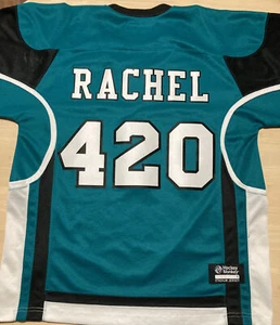 Small Dirty Oar Beer Company 420 RACHEL Embroidered Hockey Jersey Stoner Awesome - Picture 1 of 11