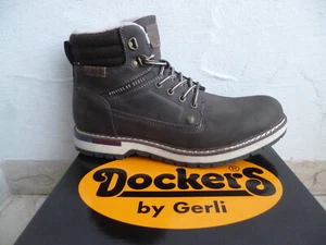 Dockers by Gerli Boots Lace Up Boots Ankle Boots Brown 47AF101 - Picture 1 of 8