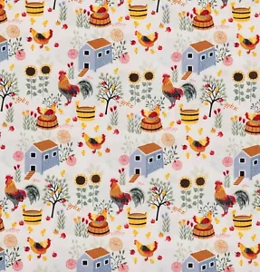 Pollaio Casale Valance Regalo per Ragazza di Campagna 42"Wx14"L - Foto 1 di 3