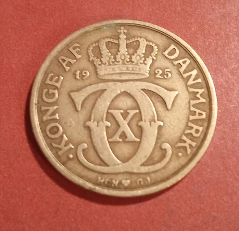 DENMARK 1 KRONE  1926   KM 824 Cover
