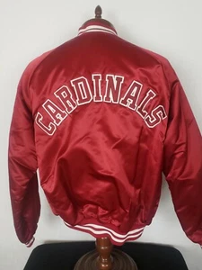 🔥🚨Vintage Stadium Club XL Arizona Cardinals Starter Style Spellout Jacket EUC! - Picture 1 of 12