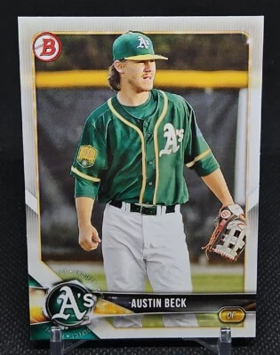 2018 Bowman Prospects #BP6 Austin Beck - Image 1 of 2