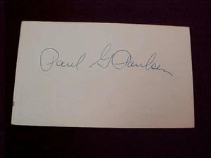 1925 St. Louis Cardinals; Krug Paul G. Paulsen Autogramm - Bild 1 von 2