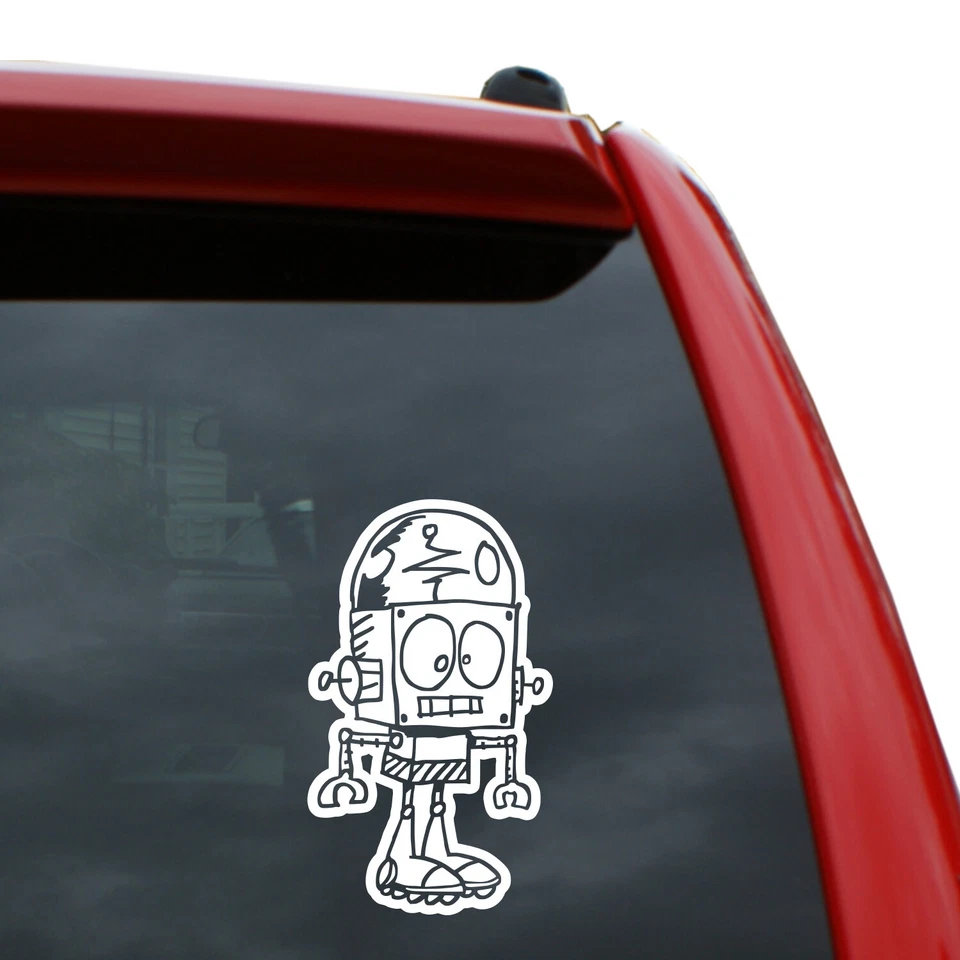 Robot Jones Vinyl Decal Sticker | 5" Tall - Image 1 of 1