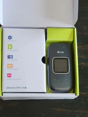 Pantech Breeze III - Gray (AT&T) Cellular Phone - Image 1 of 4