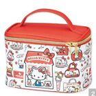 Sanrio Hello Kitty 50th Anniversary Vanity Pouch Red x White Japan Limited NEW