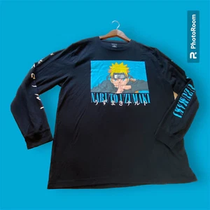Naruto Uzumaki Shippuden Collection Men’s XL 2007 Black Long Sleeves T Shirt - Picture 1 of 8