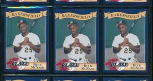 Lot (3) 1995 #27 Buck McNabb Bakersfield Blaze Cal League (CH9) SWSW