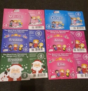 The Best Ever Educational Songs And Stories For Girls Personalised 6 CDs. - Picture 1 of 3