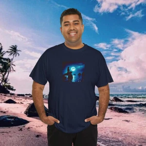 Mermaid by Moonlight ~ Unisex Heavy Cotton Tee - Picture 1 of 63