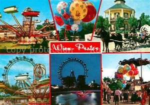 72851992 Wien Prater Karussel Luftballon Pferdekutsche Riesenrad - Bild 1 von 2