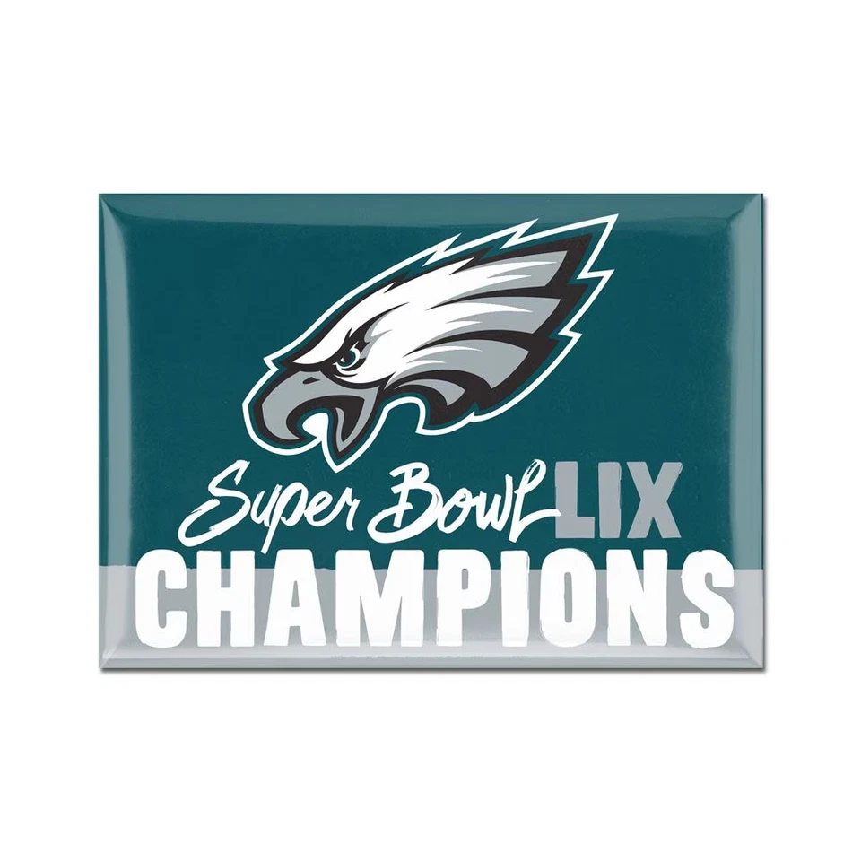 Philadelphia Eagles Wincraft Super Bowl LIX Champions 2x3 Magnet - Image 1 of 1