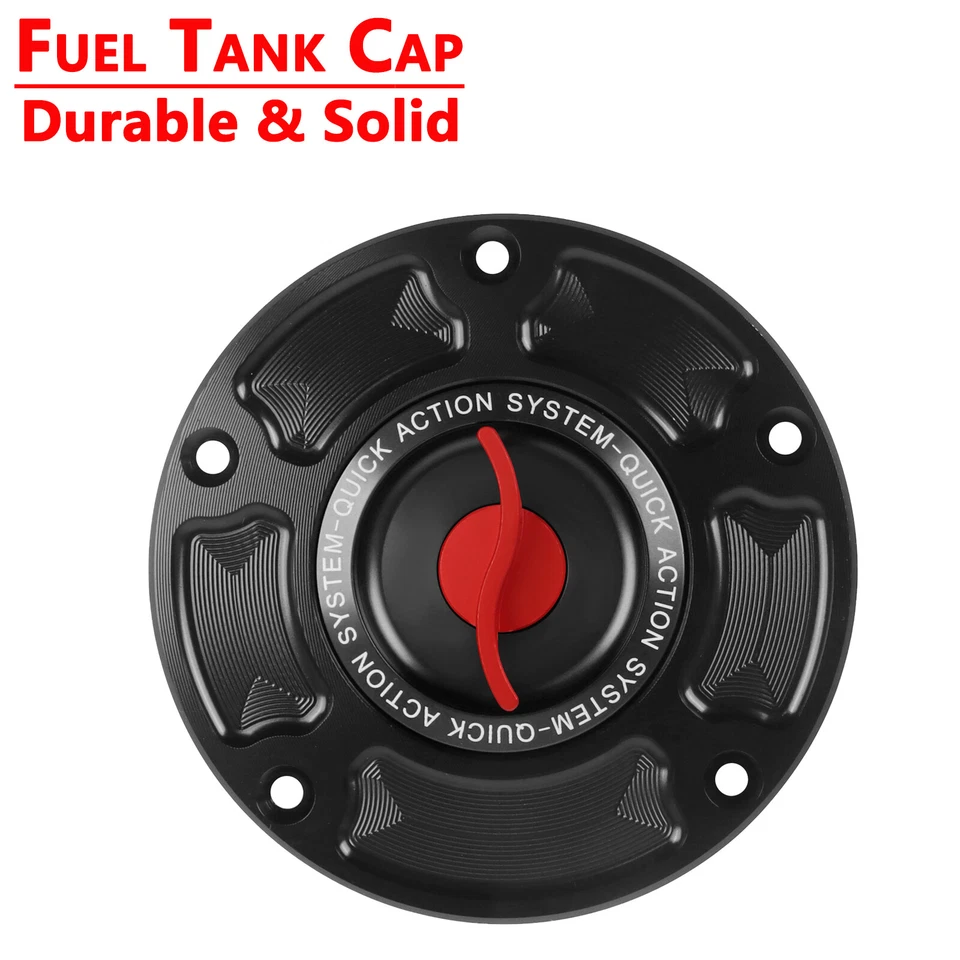 Cubierta de tapa de gasolina del tanque de combustible CNC sin llave para Ducati 899 959 1199/S/R 1299 PANIGALE Foto 1 de 4