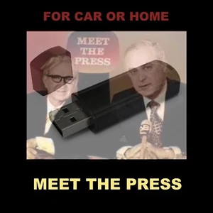 MEET THE PRESS. 133 OLD-TIME RADIO SHOWS 1945-1962 ON A USB FLASH DRIVE! - Picture 1 of 4