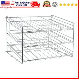 3 Tier Can Storage Rack Metal Wire Holder Dispenser Organizer Kitchen Countertop - Picture 1 of 4