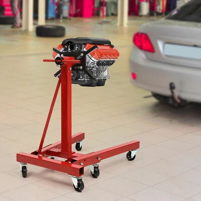 2000 lbs Folding Engine Stand Foldable Rotating Engine Holder Heavy Duty 360° Foto 1 de 4