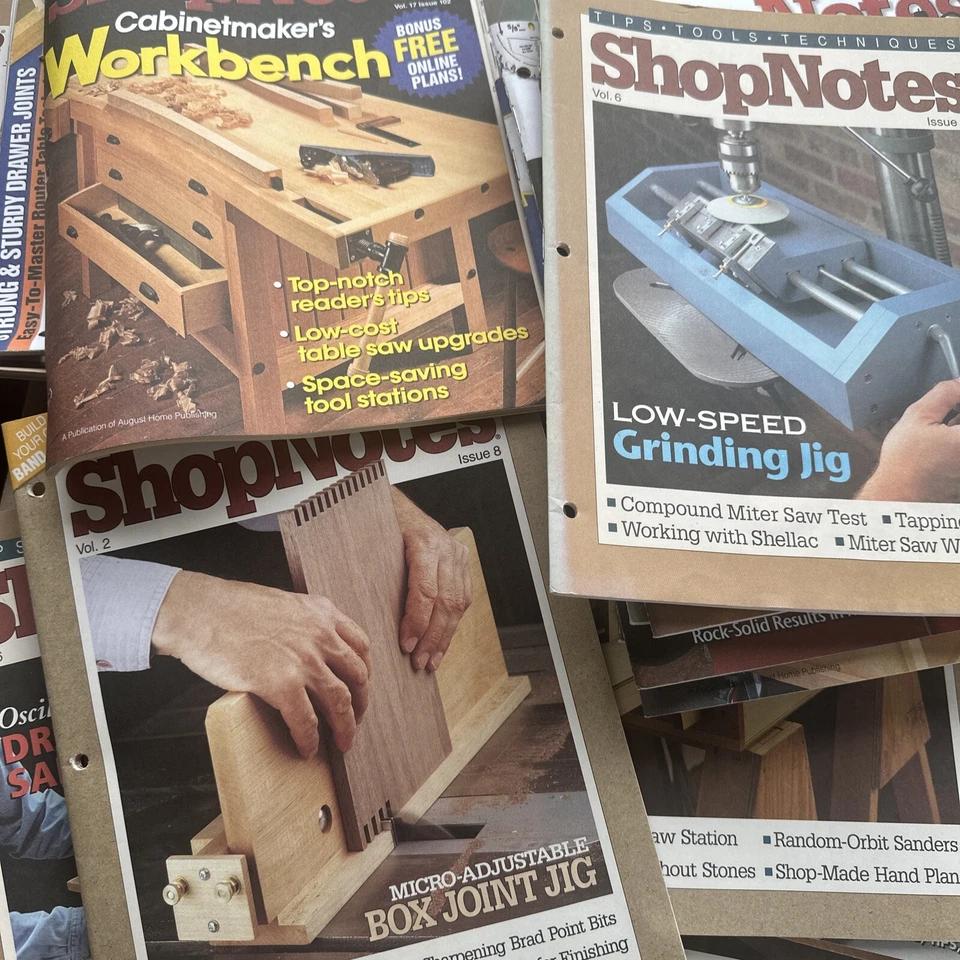 ShopNotes Magazines, Pick Your Title, Bulk Deals Possible. Very Good Condition. - Imagem 1 de 4
