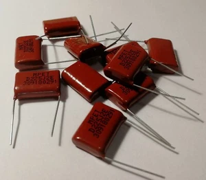 DEKI 2200nF / 250V foil capacitor - lot of 10 pcs - Picture 1 of 1