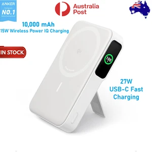 Anker MagGo Power Bank 15W Magnet Qi2 10000mAh Stand&Smart Display(CCC)- 10$ OFF - Picture 1 of 33
