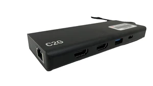 Docking Station USB-C Doppio Display 60W Alimentatore 9 in 1 C2G - Foto 1 di 3