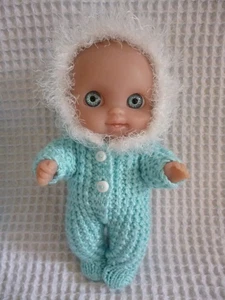 Handgestricktes Set für eine 5" Berenguer Lil Cutesie Puppe - Bild 1 von 1