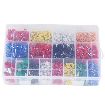 2120 Stücke Draht Kupfer Crimp Stecker Isolierte Ende Terminal 22AWG-5AWG Neu - Bild 1 von 4