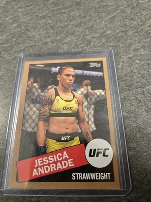 2020 Topps UFC Jessica Andrade 1985 Style 39/50 Strawweight - Image 1 of 3