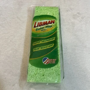 Libman Gator Mop Refill 9 Inch Super Absorbent Sponge Mop Head NEW USA 03021 - Picture 1 of 5