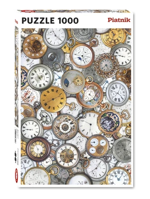 Пазл 1000шт многоцветный картон винтажные часы расслабляющий дизайн 66 x 50 см - Изображение 1 из 4