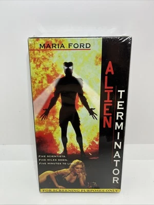 BRAND NEW Alien Terminator (VHS, 1991) Maria Ford RARE Sealed OOP Watermarks - Image 1 of 4