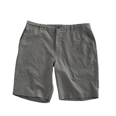 Pantalón Corto Faherty Todo el Día Ligero Informal Frente Plano Diseñado Hombres Gris Talla 33 Foto 1 de 4
