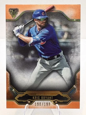 2020 Topps Triple Threads - Kris Bryant #18 Amber /199 - Chicago Cubs - Image 1 of 2