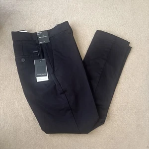 M&S Autograph slim Fit Black Men’s Chino Trousers waist 32 29 inside leg BNWT - Picture 1 of 4