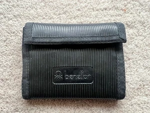 Vintage United Colors Benetton Wallet 80s Rubber Free Post UK Rare Excellent - Picture 1 of 5