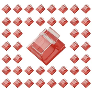 50 Pcs Self-Adhesive Cable Holder,Cable Clamps,Cable Clips,Cable Management9855 - Afbeelding 1 van 7