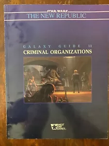 WEG Star Wars RPR Galaxy Guide 11 Criminal Organizations - Picture 1 of 3
