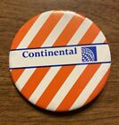 Épingle vintage publicitaire Continental Airlines Mr Button Prod Inc avion d'aviation A7