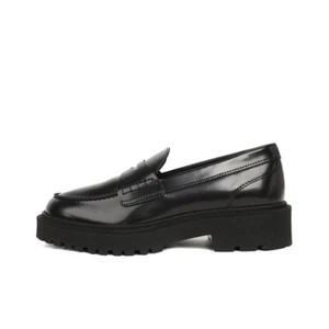 Hogan Loafer neu im Karton Größe 38/8 schwarz 1x getragen - Damen - ITALIEN - 468 $ (Hogan ist Tod's) - Bild 1 von 3