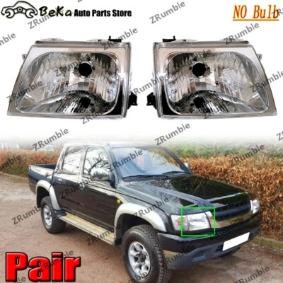 1 par de faros diestros y diestros para Toyota Hilux 2001-2005 KDN145 N150 N160 N170 N180 N190 Foto 1 de 4