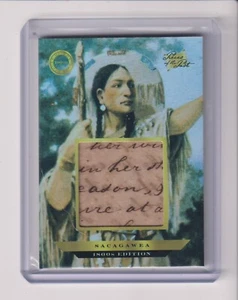 2023 PIECES OF THE PAST 1800'S EDITION HAND WRITTEN RELIC SACAGAWEA - Picture 1 of 1